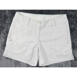 Nike Golf Dri-Fit Tour Performance Shorts White Women’s Size 6